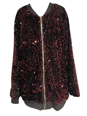 Sparkle fall zip up not boring!